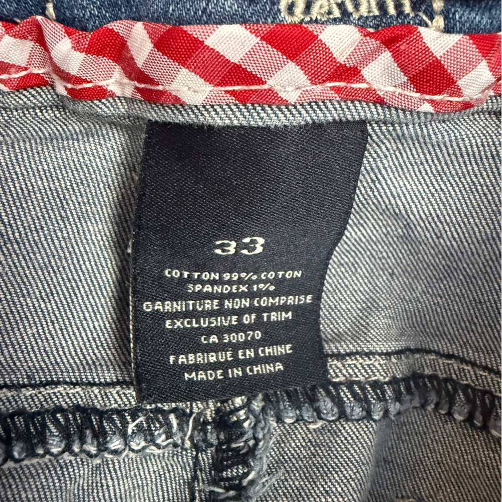 31) Lois Medium Wash Straight Leg Jeans | Mid Rise Cuffed Denim - Picture 7 of 8